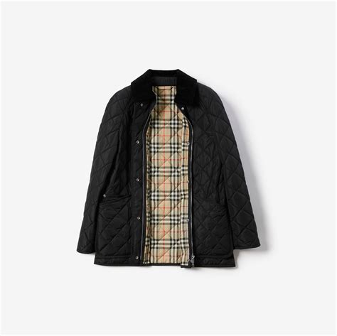 vestes matelassé burberry femme|Veste matelassée en nylon (Noir) .